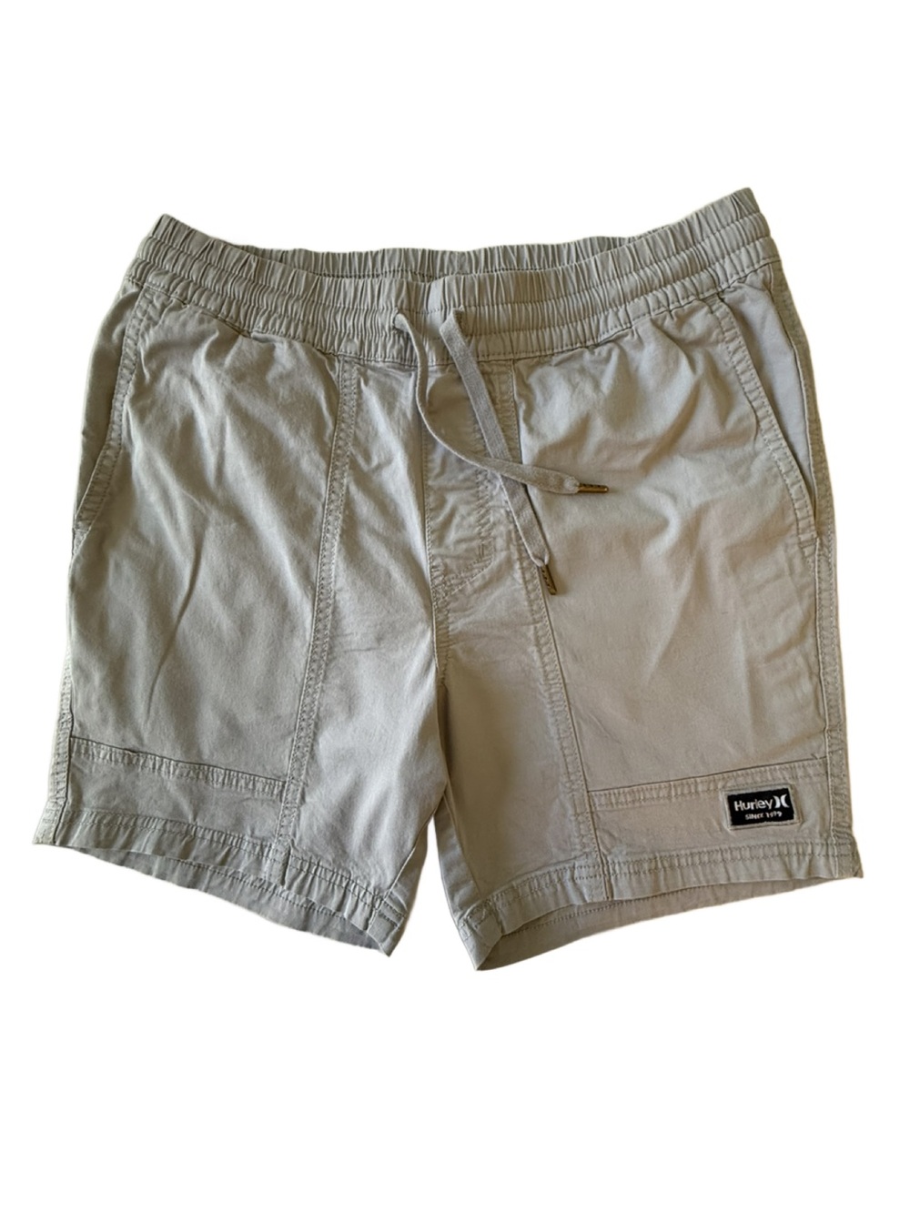 Mens Hurley Phantoms Natural Baja Volley Shorts. Small